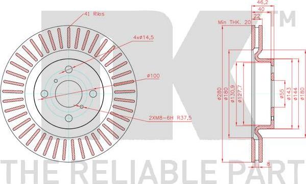 NK 3145178 - Kočioni disk www.molydon.hr