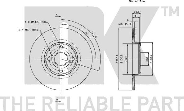 NK 314587 - Kočioni disk www.molydon.hr