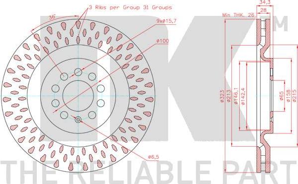 NK 3147167 - Kočioni disk www.molydon.hr