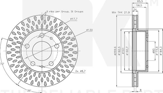 NK 311943 - Kočioni disk www.molydon.hr