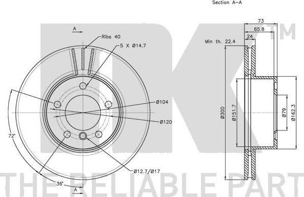 NK 311566 - Kočioni disk www.molydon.hr