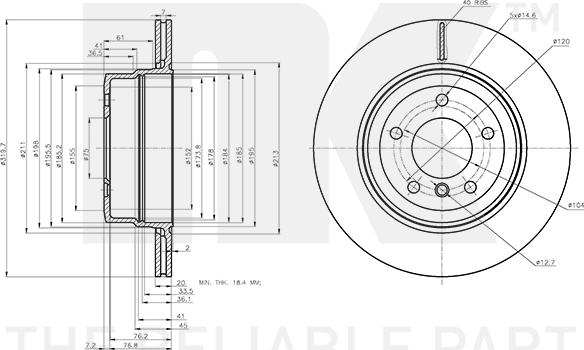 NK 3115120 - Kočioni disk www.molydon.hr