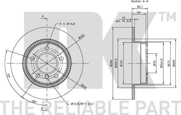 NK 311525 - Kočioni disk www.molydon.hr