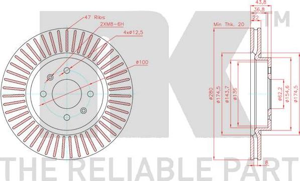 NK 313457 - Kočioni disk www.molydon.hr