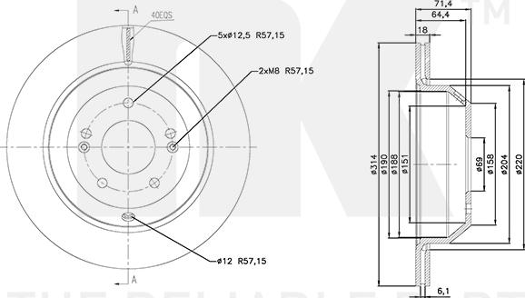 NK 313471 - Kočioni disk www.molydon.hr