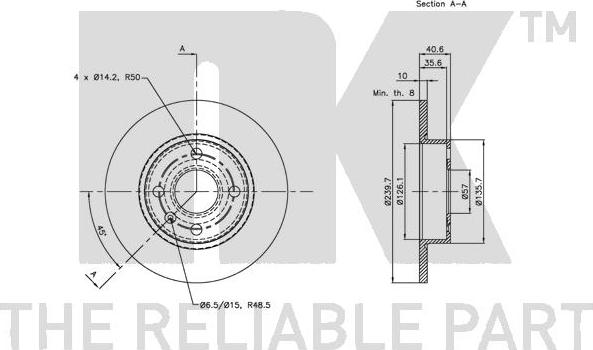 NK 313649 - Kočioni disk www.molydon.hr