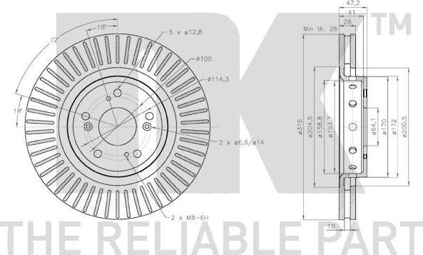 NK 312669 - Kočioni disk www.molydon.hr