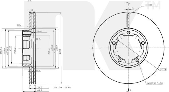 NK 312299 - Kočioni disk www.molydon.hr