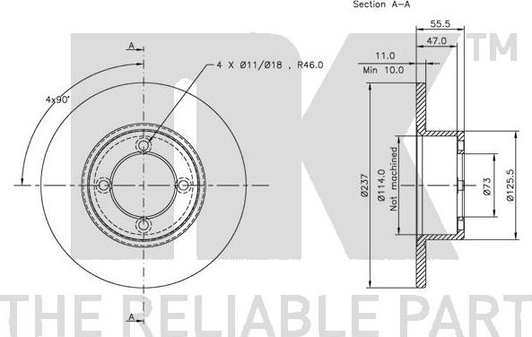 NK 209902 - Kočioni disk www.molydon.hr