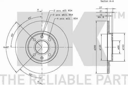 NK 319914 - Kočioni disk www.molydon.hr