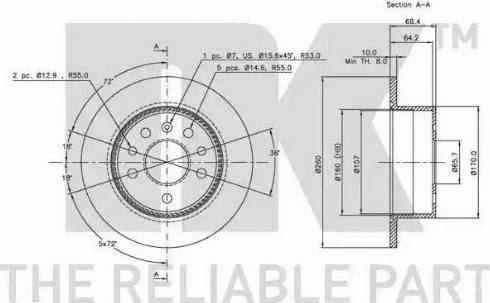 NK 319938 - Kočioni disk www.molydon.hr