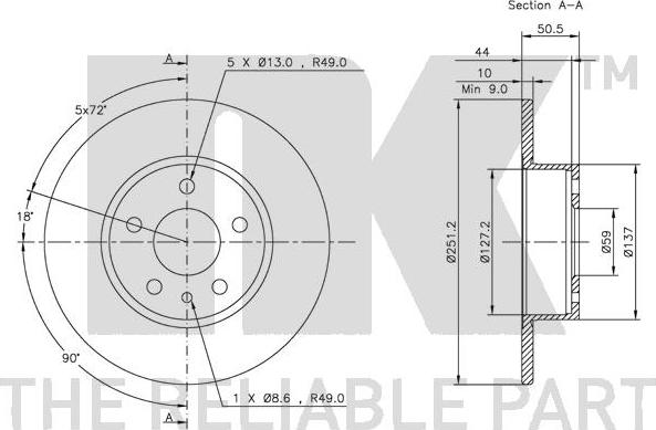 NK 209926 - Kočioni disk www.molydon.hr