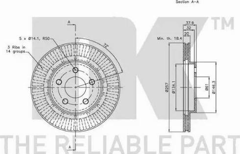 NK 319309 - Kočioni disk www.molydon.hr