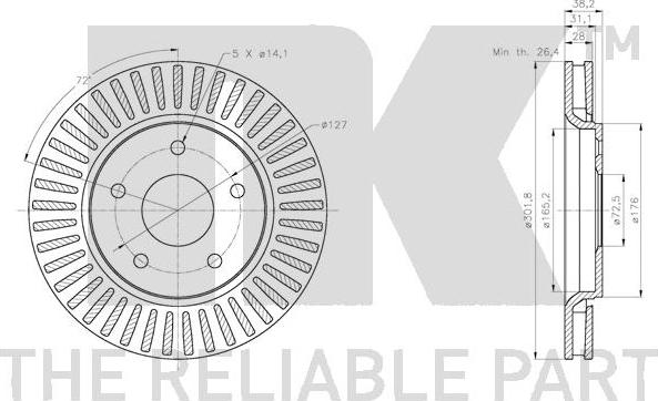 NK 319333 - Kočioni disk www.molydon.hr