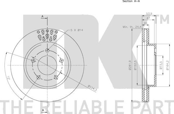 NK 319324 - Kočioni disk www.molydon.hr