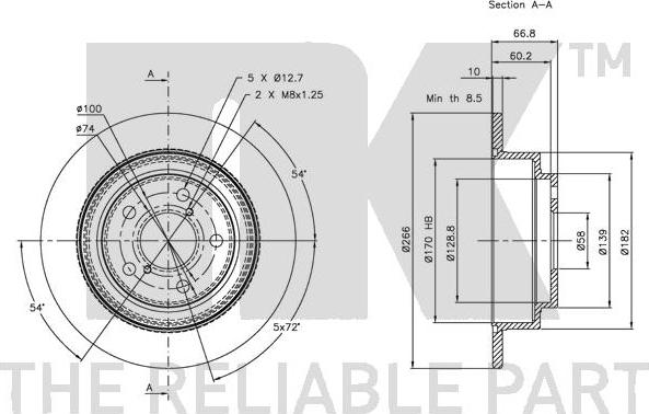 NK 204404 - Kočioni disk www.molydon.hr