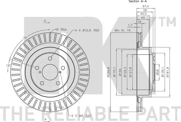 NK 314414 - Kočioni disk www.molydon.hr