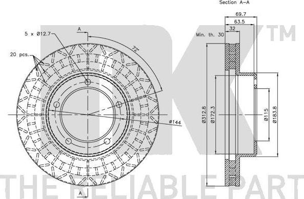 NK 204597 - Kočioni disk www.molydon.hr