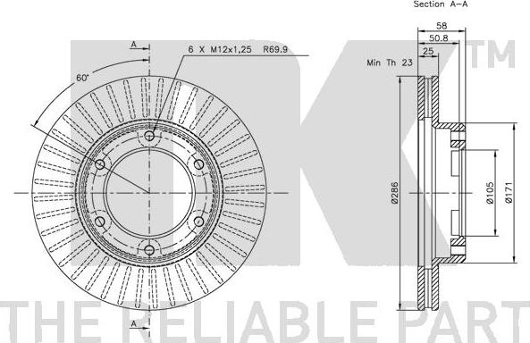 NK 204541 - Kočioni disk www.molydon.hr