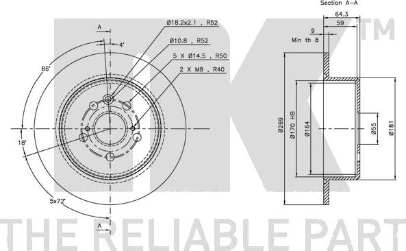 NK 204558 - Kočioni disk www.molydon.hr