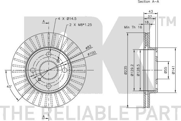 NK 204565 - Kočioni disk www.molydon.hr