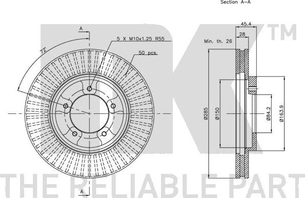 NK 204561 - Kočioni disk www.molydon.hr