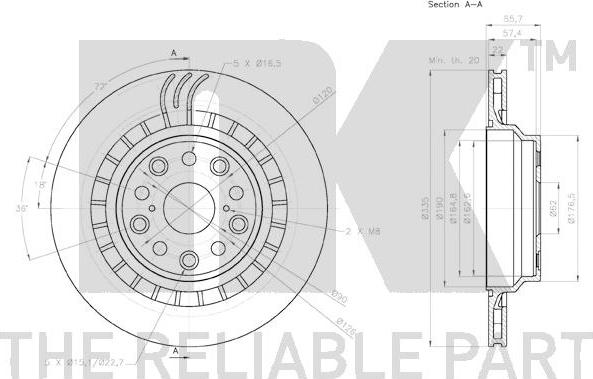 NK 3145149 - Kočioni disk www.molydon.hr