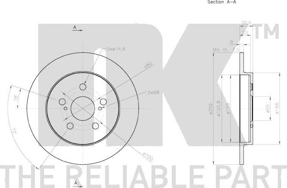 NK 2045143 - Kočioni disk www.molydon.hr