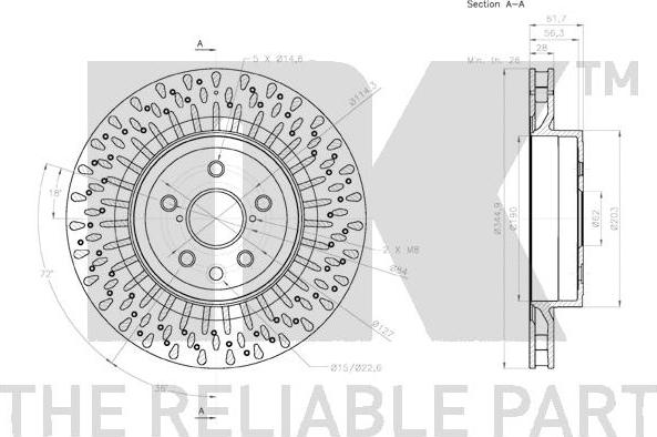 NK 2045152 - Kočioni disk www.molydon.hr