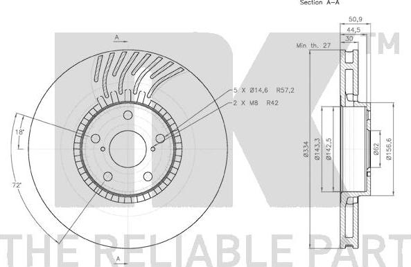 NK 3145105 - Kočioni disk www.molydon.hr