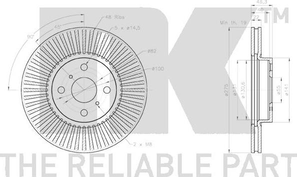 NK 3145108 - Kočioni disk www.molydon.hr