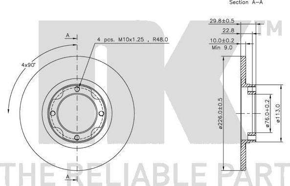 NK 204510 - Kočioni disk www.molydon.hr