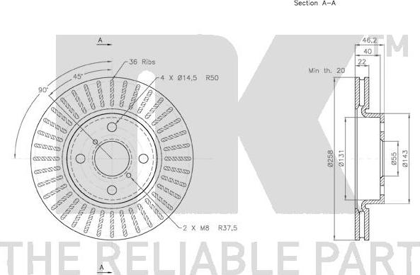 NK 3145115 - Kočioni disk www.molydon.hr