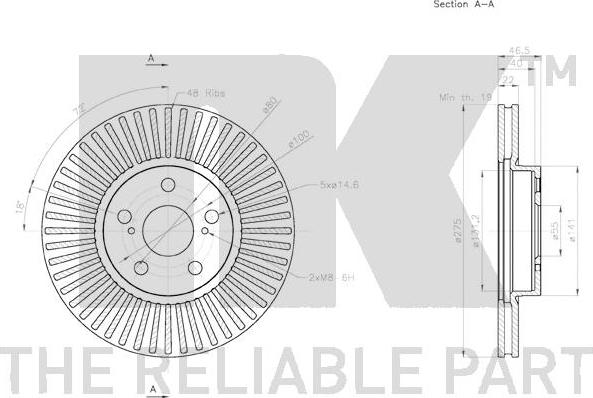 NK 3145132 - Kočioni disk www.molydon.hr