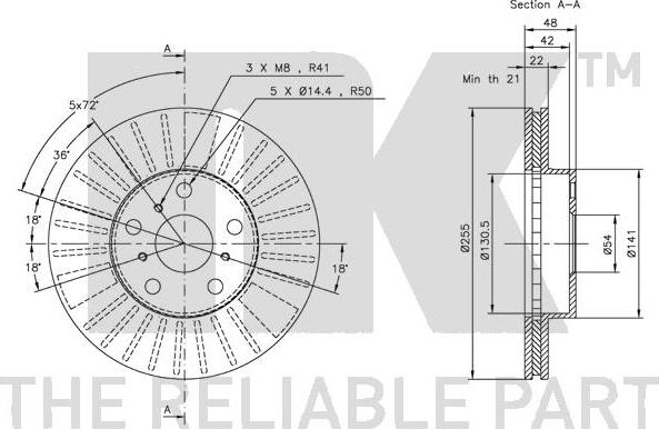 NK 204536 - Kočioni disk www.molydon.hr