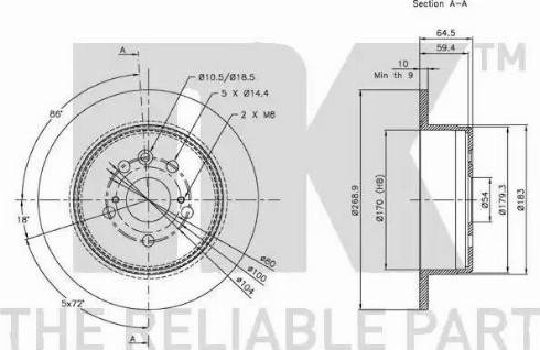 NK 314533 - Kočioni disk www.molydon.hr