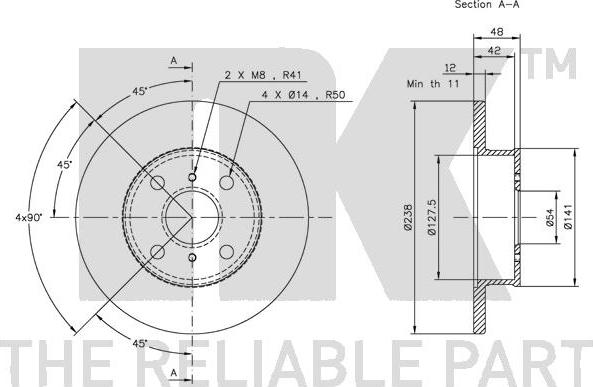 NK 204527 - Kočioni disk www.molydon.hr