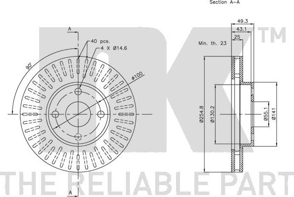 NK 314579 - Kočioni disk www.molydon.hr