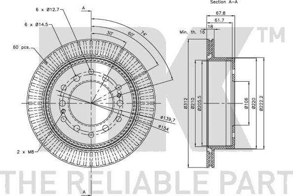 NK 314575 - Kočioni disk www.molydon.hr