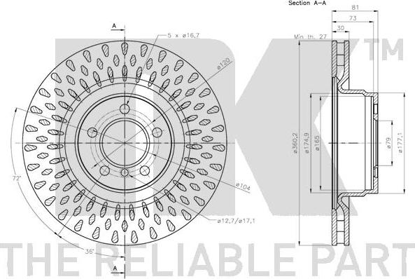 NK 314044 - Kočioni disk www.molydon.hr