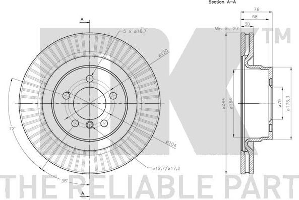 NK 314045 - Kočioni disk www.molydon.hr