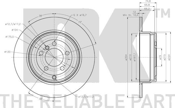 NK 204047 - Kočioni disk www.molydon.hr