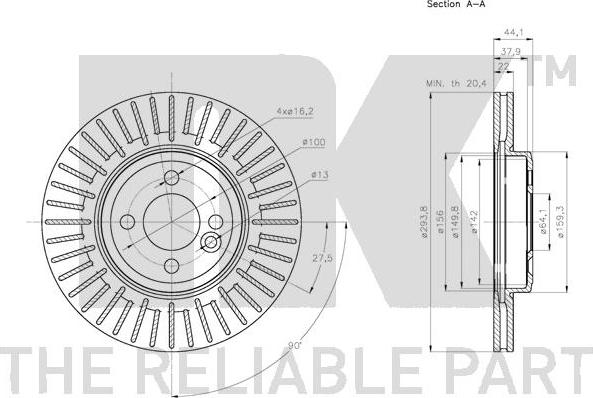 NK 204035 - Kočioni disk www.molydon.hr