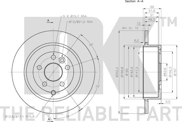 NK 204031 - Kočioni disk www.molydon.hr