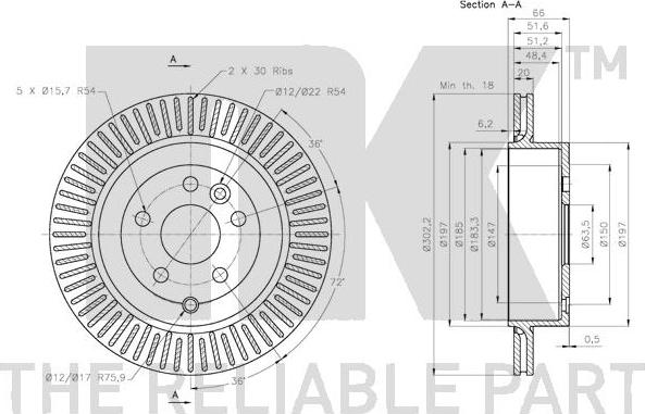 NK 204033 - Kočioni disk www.molydon.hr