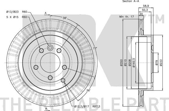 NK 204029 - Kočioni disk www.molydon.hr