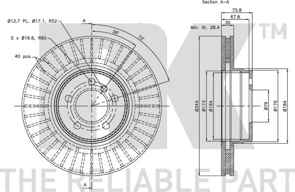 NK 204025 - Kočioni disk www.molydon.hr