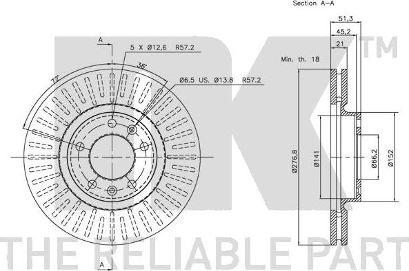 NK 204020 - Kočioni disk www.molydon.hr