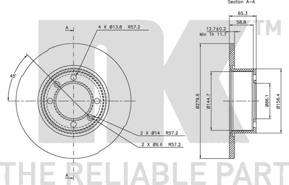 NK 204104 - Kočioni disk www.molydon.hr