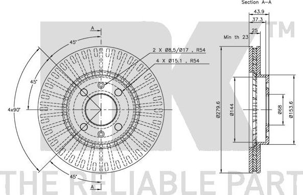 NK 204108 - Kočioni disk www.molydon.hr